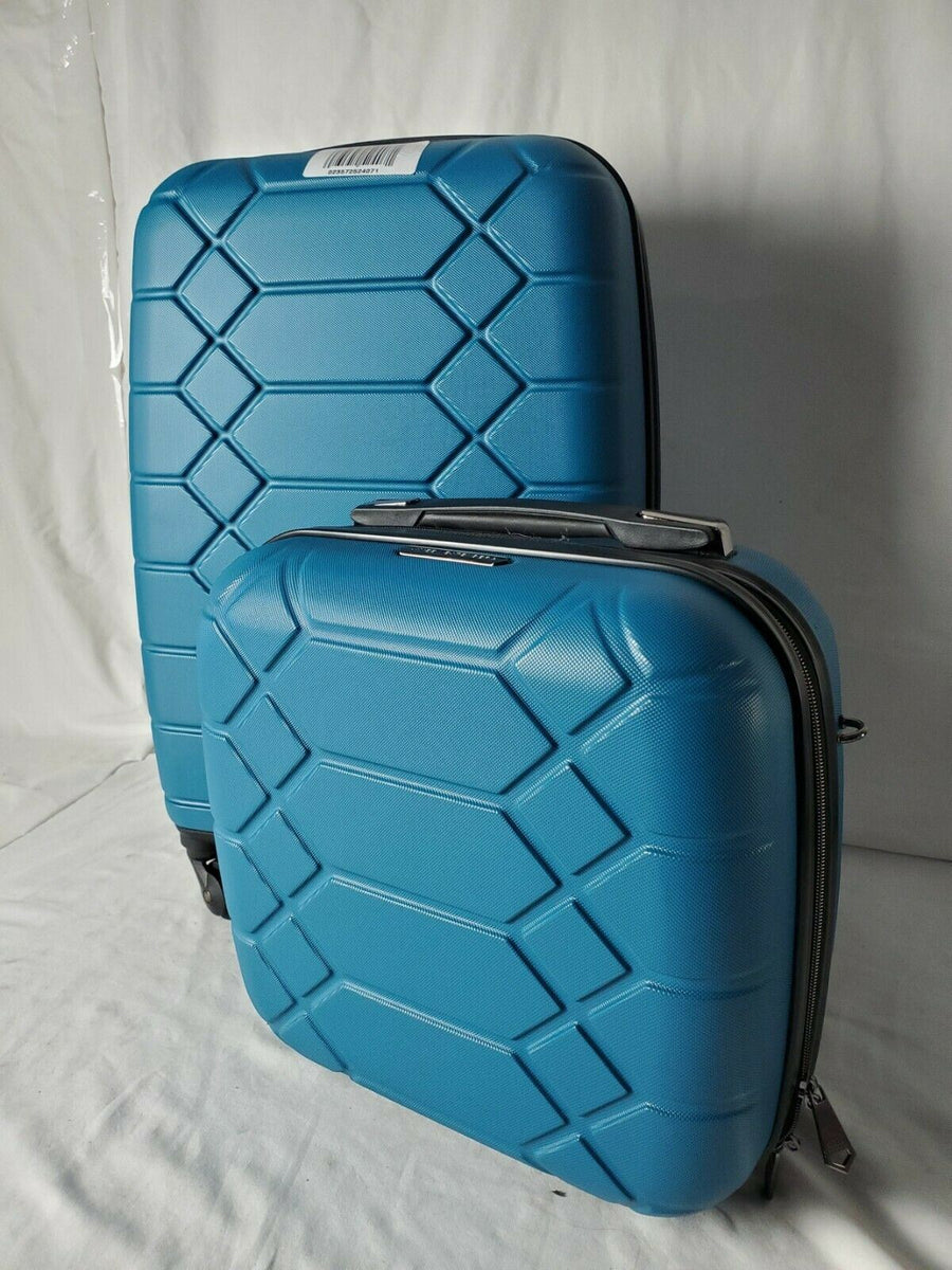 400 Aimee Kestenberg Diamond 2PC CarryOn Luggage Set & Under seat B