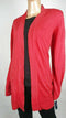 Karen Scott Women Long Sleeve Red Front Open Cardigan Shrug Sweater Top Plus 16W - evorr.com