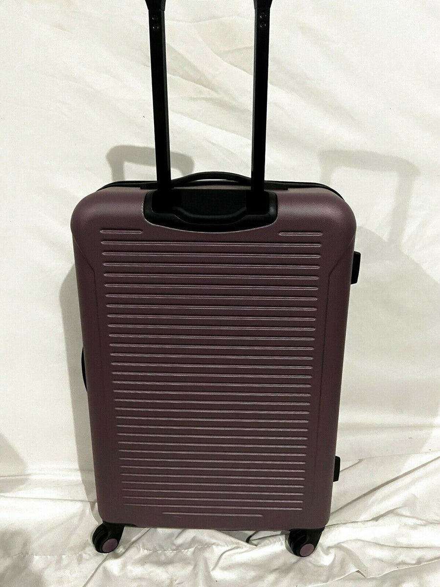 280 Tag Riverside 24'' Hard Spinner Check In Suitcase Luggage Purple