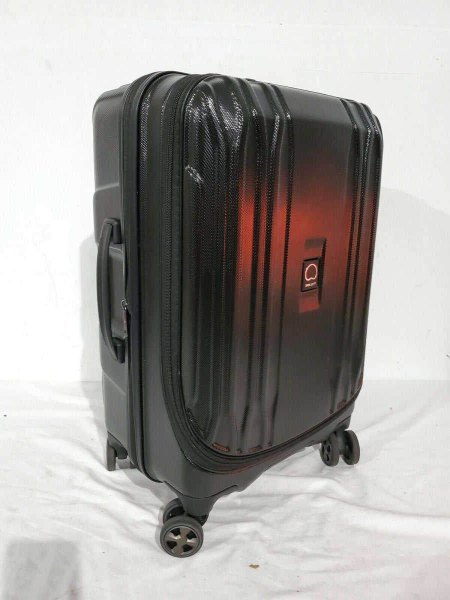 300 Delsey Eclipse 21" CarryOn Spinner Luggage Hard Shell TSA lock B