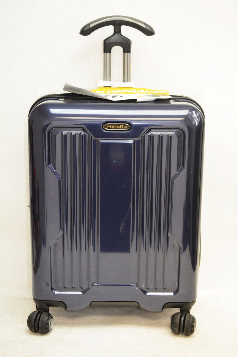 PROKAS Ultimax 22" CarryOn Spinner Travel Upright Suitcase Navy