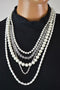 Nordstrom Joe Fresh Women's Multi-Layered Pearl Necklace Chain Fashion Jewelry - evorr.com