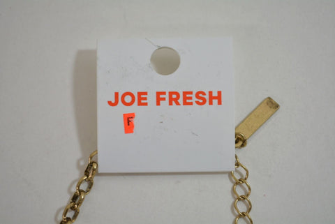 Nordstrom Joe Fresh Womens Gold Embellished Stone Chain Necklace Fashion Jewelry - evorr.com