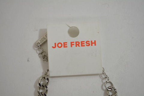 Nordstrom Joe Fresh Womens Silver Chain Embellish Stone Necklace Fashion Jewelry - evorr.com