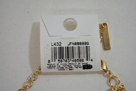 Nordstrom Joe Fresh Women's Gold Chain-Link Loops Knot Necklace Fashion Jewelry - evorr.com