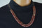 Nordstrom Joe Fresh Women's Gold Chain Sparkle Red Bead Necklace Fashion Jewelry - evorr.com