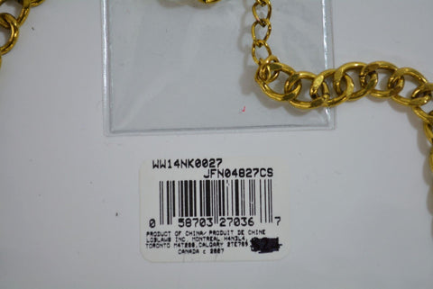 Nordstrom Joe Fresh Womens White Gray Flower Rhinestone Necklace Fashion Jewelry - evorr.com