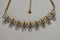 Nordstrom Joe Fresh Women's Peach Embellished Chain Bib Necklace Fashion Jewelry - evorr.com