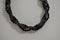 New Alfred SUNG Womens Black Beads Chain Twisted Necklace Modern Fashion Jewelry - evorr.com