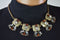 Nordstrom Joe Fresh Women's Brown Gray Rhinestone Chain Necklace Fashion Jewelry - evorr.com
