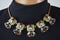 Nordstrom Joe Fresh Women's Brown Gray Rhinestone Chain Necklace Fashion Jewelry - evorr.com