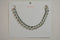 NEW Joe Fresh Women Silver Chain White Stone Ribbon Bib Necklace Fashion Jewelry