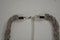 Nordstrom Joe Fresh Womens Gray Small Beads Braided Fashion Bib Necklace Jewelry - evorr.com