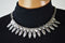 Nordstrom Joe Fresh Women's Silver Engraved Link-Chain Necklace Fashion Jewelry - evorr.com