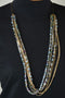 Nordstrom Joe Fresh Women's Beaded Gold Multi-Strand Long Chain Necklace Jewelry - evorr.com