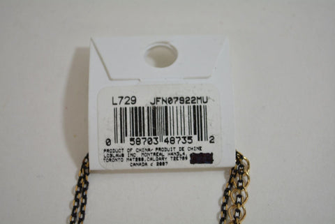 Nordstrom Joe Fresh Women's Beaded Gold Multi-Strand Long Chain Necklace Jewelry - evorr.com