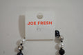 Nordstrom Joe Fresh Womens Pearl Black Beaded Silver Long Chain Necklace Jewelry - evorr.com