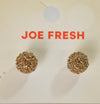 Nordstrom Joe Fresh Womens Gold Crystal Ball Stud Earrings Fashion Party Jewelry - evorr.com