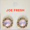 Nordstrom Joe Fresh Womens Pink Rhinestone Crystal Quartz Studs Earrings Jewelry - evorr.com