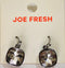 Nordstrom Joe Fresh Womens Clear Cut-Stone Crystal Black Dangle Earrings Jewelry - evorr.com
