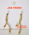 Nordstrom Joe Fresh Women's Gold Cubic Zirconia Dangle Earrings Fashion Jewelry - evorr.com