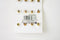 Nordstrom Joe Fresh Womens 6-Pair Gold Pearl Stone Stud Earrings Fashion Jewelry - evorr.com