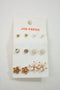 Nordstrom Joe Fresh Womens 6-Pair Gold Pearl Stone Stud Earrings Fashion Jewelry - evorr.com