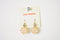 Nordstrom Joe Fresh Women's Peach Square Crystal Dangle Earrings Fashion Jewelry - evorr.com