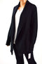 Style&Co. Womens Black Ribbed-Hem Open-Front Shawl-Collar Cardigan Shrug Plus 2X