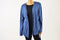 Karen Scott Women's Long-Sleeve Blue Open Front Cable-Knit Cardigan Shrug Top L