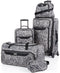 $200 TAG Travel Collection Springfield III 5-Piece Suitcase Luggage Set Printed