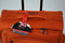 $300 DELSEY Hyperlite 2.0 25" Orange Expandable Spinner Suitcase Luggage Soft