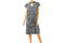 INC Concepts Women Black Chevron Print Stretch Keyhole Shift Tunic Dress Plus 2X