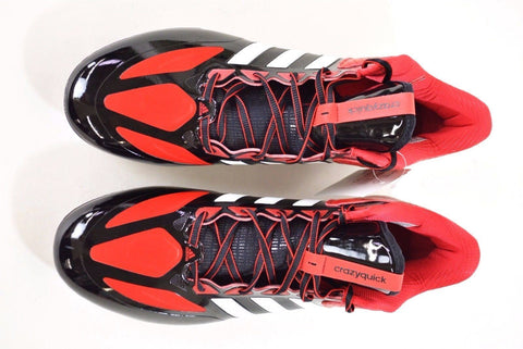 Adidas Men SMU CrazyQuick Cardinal Football Soccer Cleats Sport Shoes Red 14 US