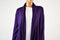 Karen Scott Women Shawl Collar Purple Open Front Knit Cardigan Shrug Top Plus 2X