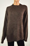 Karen Scott Women's Mock-Neck Long Sleeves Brown Knit Tunic Sweater Top Plus 3X