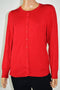 Charter Club Women's Red Long Sleeve Button Front Cardigan Shrug Top Plus 0X 16W