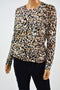 Karen Scott Women's Long Sleeve Multi Printed Button Down Cardigan Shrug Top XL