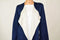 $109! Alfani Women's Blue Open Front Draped Sweater Cardigan Shrug Top Plus 2X - evorr.com