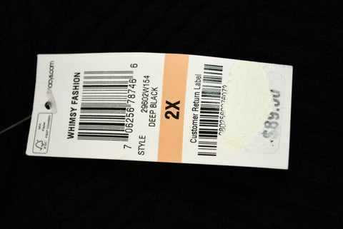 New Charter Club Women Black Textured Open Front Knit Cardigan Shrug Top Plus 2X - evorr.com