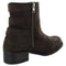 $125 New BooRoo Women's Jules Wool Lined Suede Ankle Boots Shoes Brown Size 8 US