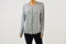New Karen Scott Women Gray Heather Button Down Knit Sweater Cardigan Shrug Top M