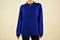 New Karen Scott Women Blue Pearl Mock Neck Cable-Marl Knit Sweater Top Plus 2X