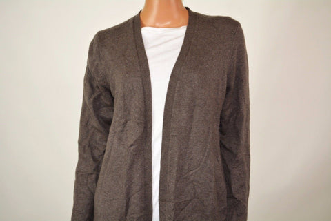 Charter Club Women's Cashmere Beige Slim Fit Luxury Duster Cardigan Shrug Top M