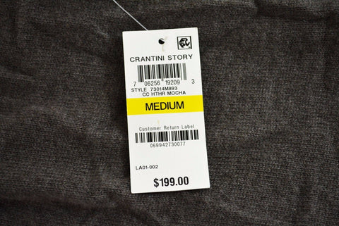 Charter Club Women's Cashmere Beige Slim Fit Luxury Duster Cardigan Shrug Top M