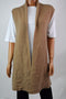 Charter Club Women's Open Front Cashmere Beige Luxury Vest Cardigan Shrug Top XL