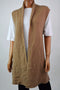 Charter Club Women's Open Front Cashmere Beige Luxury Vest Cardigan Shrug Top XL