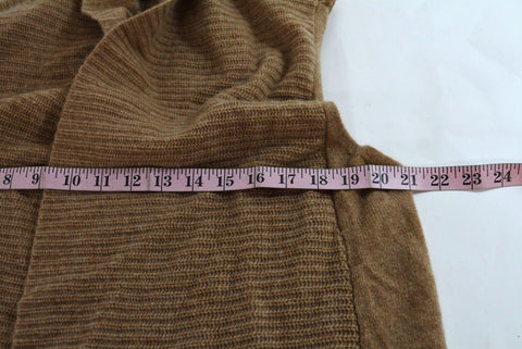 Charter Club Women's Open Front Cashmere Beige Luxury Vest Cardigan Shrug Top XL