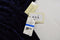 New ECI Womens Bell Sleeve Crew Neck Stretch Blue Printed Velvet Sheath Dress XL - evorr.com