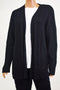 New Karen Scott Women's Open-Front Black Cable-Knit Duster Cardigan Shrug Top XL
